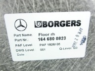 Blende Abdeckung Unterfahrschutz des Bodens rechts Mercedes GL X164 ML