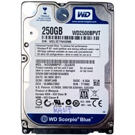 Pevný disk Western Digital WD2500BPVT | 22JJST0 | 250GB SATA 2,5"