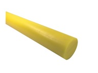 Pręt poliamid wałek fi 105x100mm PA6-G żółty