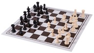 Šach - Figúrky č. 6 + Šachovnica - Plastová