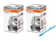 Osram Classic Xenarc D2S Vlákno 35W 2x +USB lampa