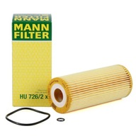 Фильтр масла, маслом  mann-filter hu726/2x hu7262x - фото