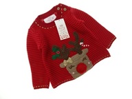 88_F&F__świąteczny sweter dziecięcy_56/62_NOWY