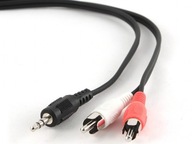 Kabel kabel Audio to PC - TV 10m MINI JACK chinch