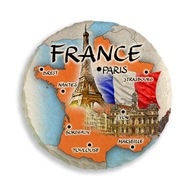 FRANCJA FRANCE FLAGA magnes lodówkę kamień 500 M