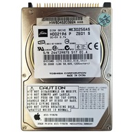 Pevný disk Toshiba MK3025GAS | HDD2169 P ZE01 S | 30GB PATA (IDE/ATA) 2,5"