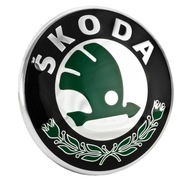 Logo Skoda Známka Emblém Predná strana Zadná strana