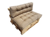 Vankúše matrace na palety záhradný nábytok lavica