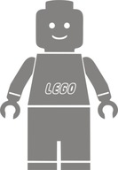 SAMOLEPKA NA STENU/TAPETA LEGO S MENOM XL