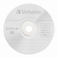 Płyta VERBATIM DVD+R 4,7GB 16x 1 sztuka w kopercie