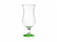 Koktejlový pohár 420 ml farebné dno - zelený