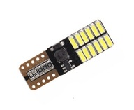 LED žiarovka T10 12V-24V CANBUS 320lm W5W W3W R10