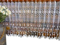 ZIK zg3 rafinovaná záclona záclony z gipiury 60cm krém