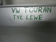 Tür links heck tylnie VW Touran 1T0