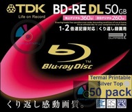 Blu-ray disk TDK BD-RE DL 50 GB 1 ks