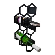 Vešiak stojan na víno na 5 fliaš PLASTER loft