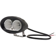 Фара рабочая led, owalna, 20w 1800 lm 10/30v света skupione 2 led gopart - фото