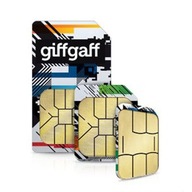 Starter GiffGaff UK z numerem telefonu + 15 GBP