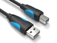 Kábel USB - USB-B Vention VAS-A16-B100-F čierny 1m