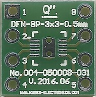 DFN8-3x3 0,50 mm na DIP 0,3".