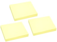 3x Karteczki samoprzylepne żółe bloczek kostka notes 50x40 3 x 100 kartek