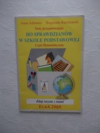 ADAMIEC TESTY DO SPRAWDZIANÓW W SZKOLE PODSTAWOWEJ