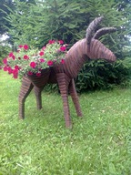 OSIOŁEK ozdoba z brzozy i wikliny