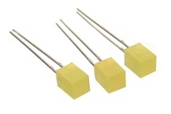 Dioda LED 5x5mm 10mcd żółta - 50 sztuk