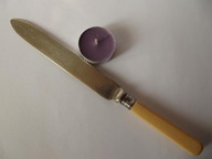 nóż środek stołu okucie srebro