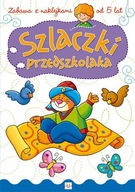 Szlaczki przedszkolaka od 5 lat zabawa naklejkami