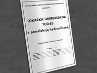 Instrukcja DTR: Tokarka TUD 63, TUD-63.