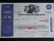 ART DECO WESTERN UNION INTERNATIONAL 1973