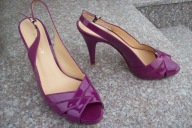 LK BENNETT nr 41 fioletowe czółenka skóra jak nowe