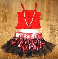 CUDNY!! STRÓJ DLA TANCERKI-CZIRLIDERK ROZ. 6-9 lat