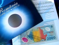 ~ Rumunia 2000 Lei 1999 Zaćmienie Slońca + FOLDER