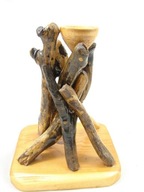 RZEŹBIONY ŚWIECZNIK NA PODGRZEWACZ DUŻY