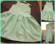 Sukienka wizytowa MIĘTA FALBANA BLOG 116-122