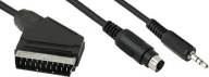 Kabel EURO SCART / SVHS S-Video + Jack VSSJ15 - 15 metrów