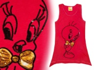 TWEETY George * TUNIKA aplikacja CEKINY * 134-140