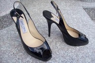 JIMMY CHOO nr 40-40,5 włoskie sexy czółenka skóra