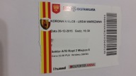 bilet KORONA Kielce - LEGIA Warszawa 2015