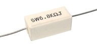 Rezystor mocy 5W ceramiczny 6,8 kiloohm - 5 sztuk