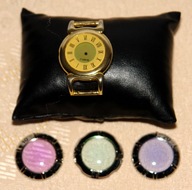 Zegarek damski z wymiennymi szkiełkami