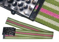 NOWY PASEK PARCIANY wzór PASKI *** długość 109,5