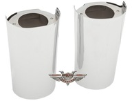 HARLEY ELECTRA ROAD KING ROAD GLIDE STREET GLIDE SZKLANKI OSŁONY 14+ CHROM