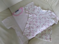 Dwie koszulki dziewczęce rozm.ok. 110/116