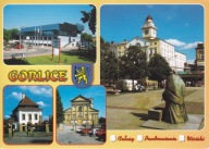GORLICE - RATUSZ - PŁYWALNIA - DWÓR- KOŚCIÓŁ- HERB