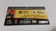 bilet GÓRNIK Łęczna - LEGIA Warszawa 09.05.2007