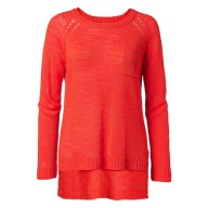 ZOUL DK PERES JUMPER ORANGE LINEN len 36