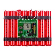 BUDZIK DYNAMIT wybuchowy ranek PREZENT dla ŚPIOCHA